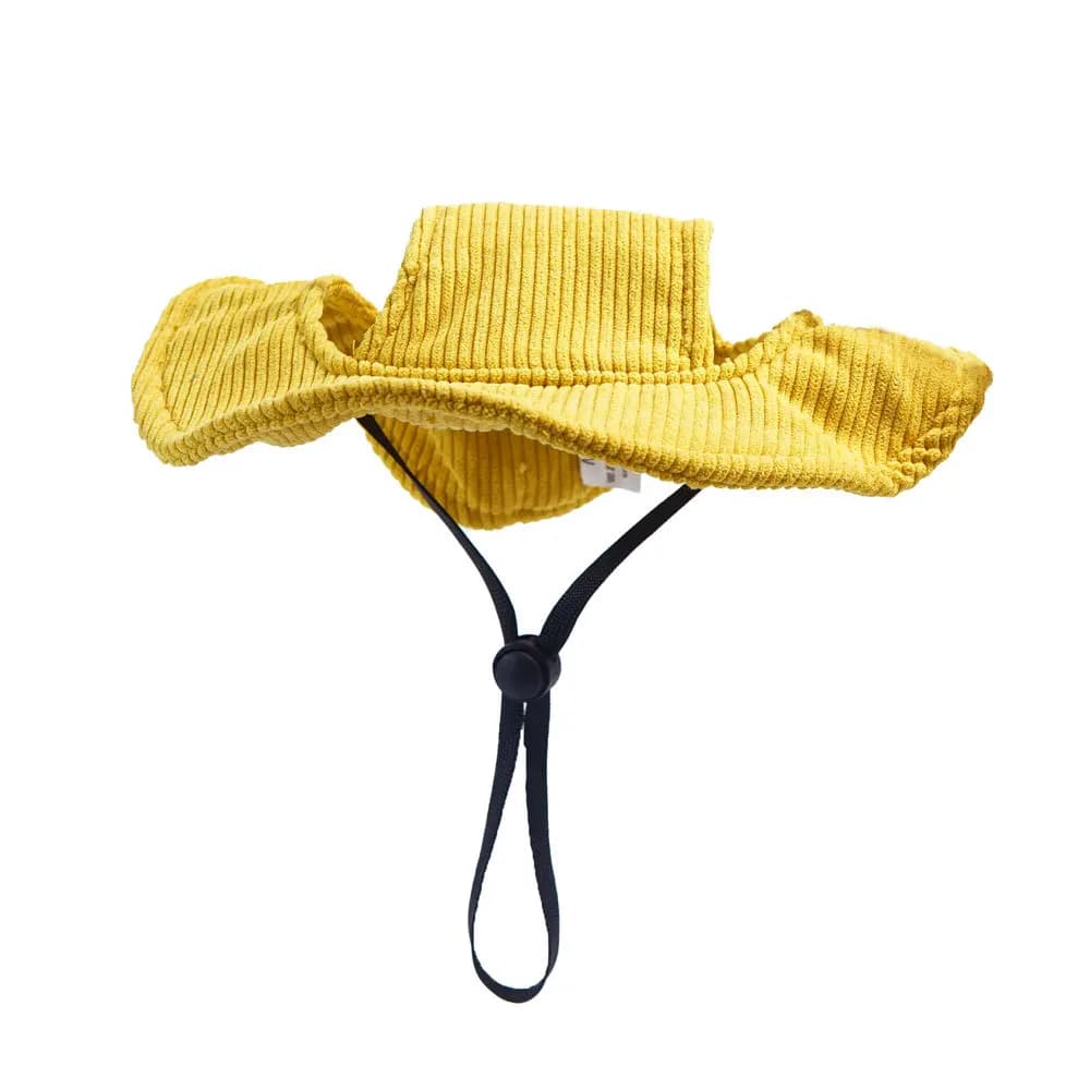 Dog Baseball Cap Corduroy Adjustable Pet Sun Hat Fashion Durable — image 12
