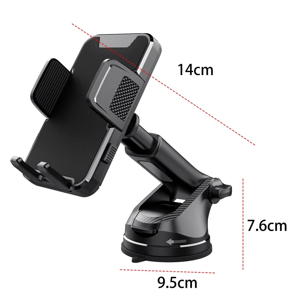 Gravity Sucker Car Dashboard Mobile Phone Stand Retractable Windshield Holder — image 6