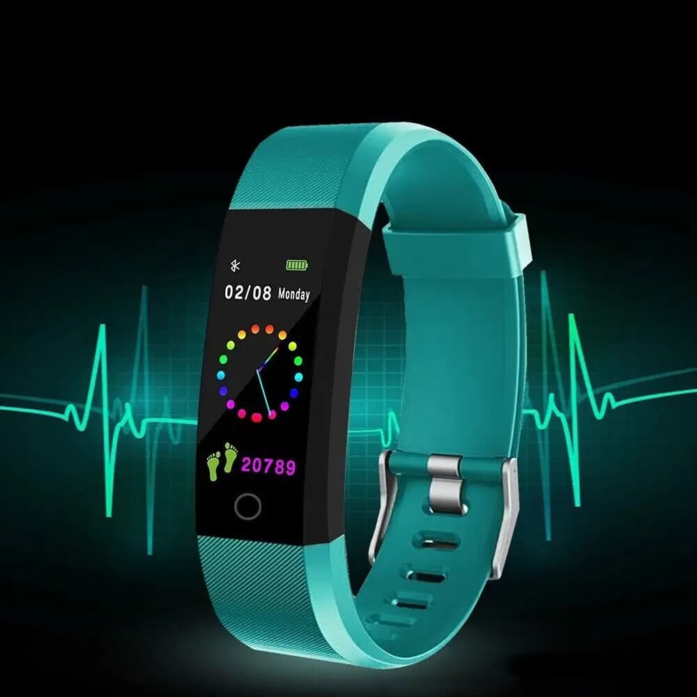 Smart Band Fitness Tracker Blood Oxygen Blood Pressure Heart Rate Monitor Waterproof — image 10