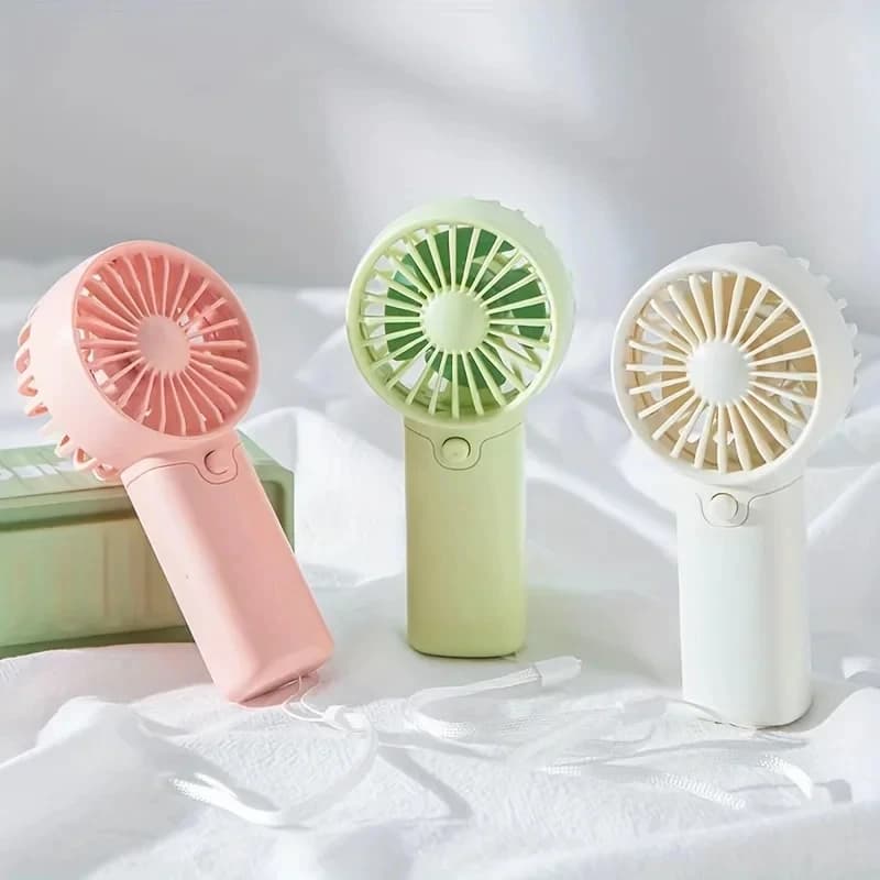 Portable Mini Handheld Fan Lightweight Low Noise Electric Fan Compact Size — image 5