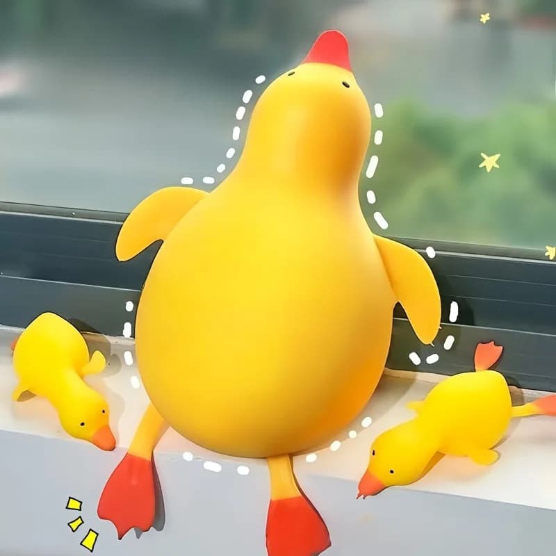 Squishy Anti-Stress Duck Fidget Toy Cute Goose Animal Squeeze Vent Toys — image 6