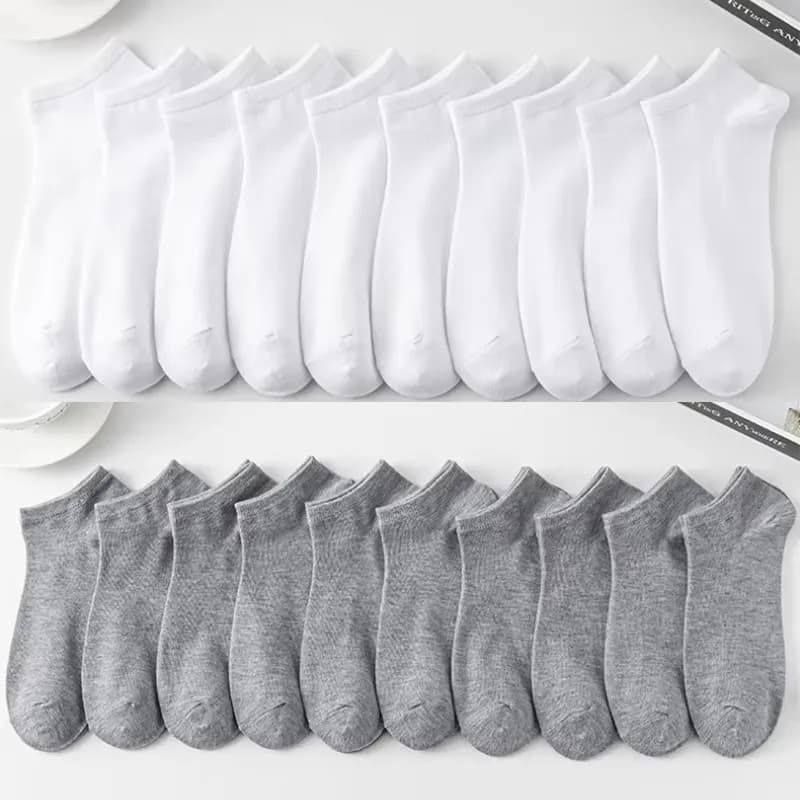 Invisible Boat Socks Women Men Low Cut Non-Slip Silicone No-Show 30 Pairs — image 20