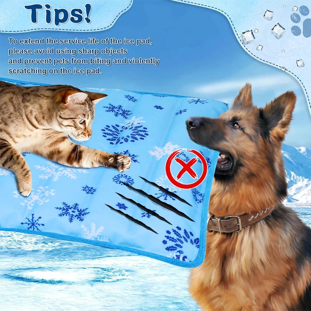 Self-Cooling Pet Mat for Dogs and Cats Waterproof Summer Cooling Pad Bed — image 6