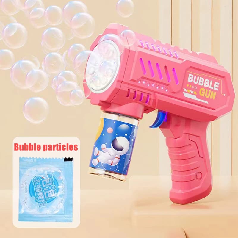 Fully Automatic Bubble Gun Machine Blower Toy for Kids Beach Outdoor Rocket — image 16