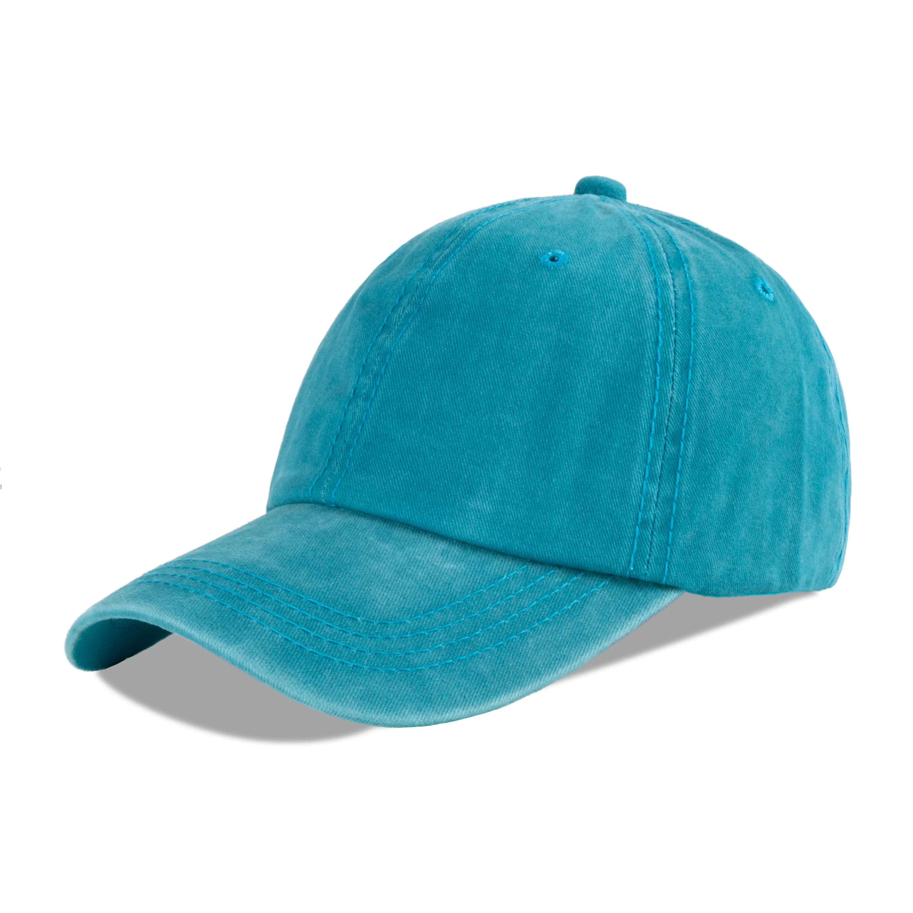 Baseball Cap 100% Cotton Unisex Adjustable Dad Hat Washed Denim New LANGZHEN Men — image 8