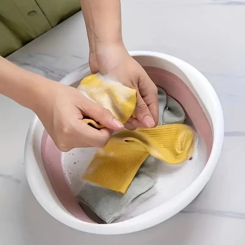 Collapsible Foot Bath Basin Soaking Tub Foldable Bucket New 1pc For Feet Feet UK — image 5
