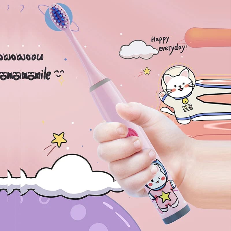 Children's Electric Toothbrush Cartoon Space Series Soft Hair New Color Cleaning — image 5