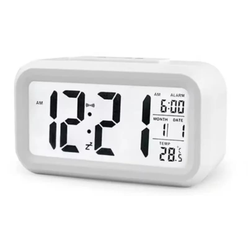 LED Digital Alarm Clock Backlight Snooze Calendar Desktop Table Electronic — image 14