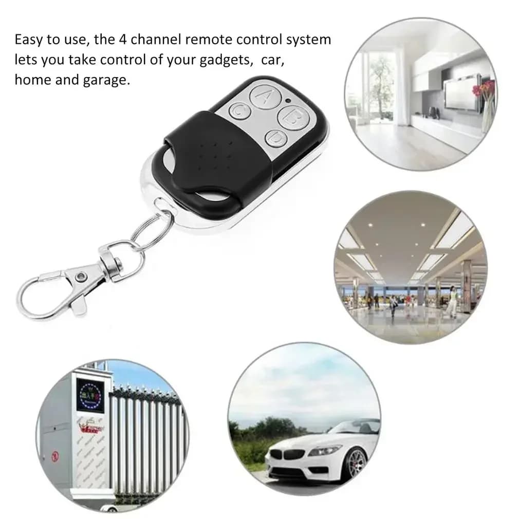 Wireless RF Remote Control 433MHz Electric Gate Garage Door New 2PCS 3PCS Key UK — image 5