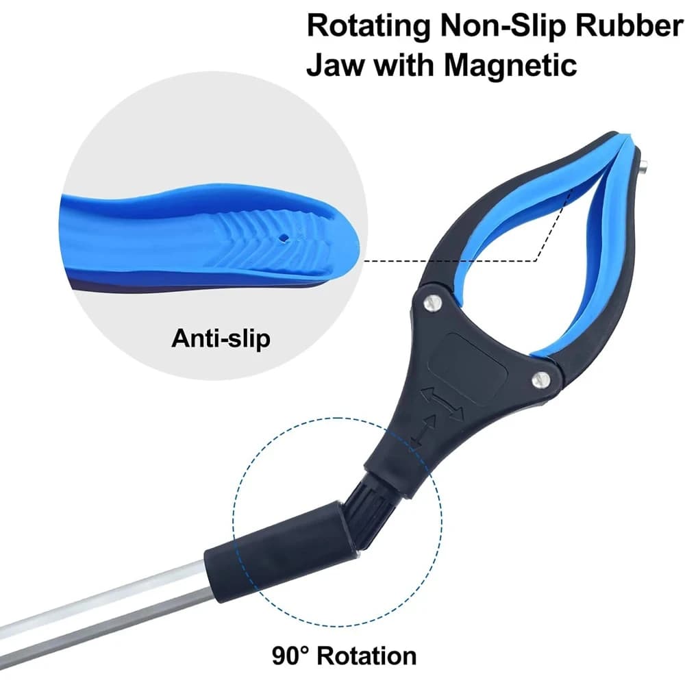 Garbage Picker Gripper 32 Inch 360 Rotating Clip Heavy Duty New With Lightweight — image 4