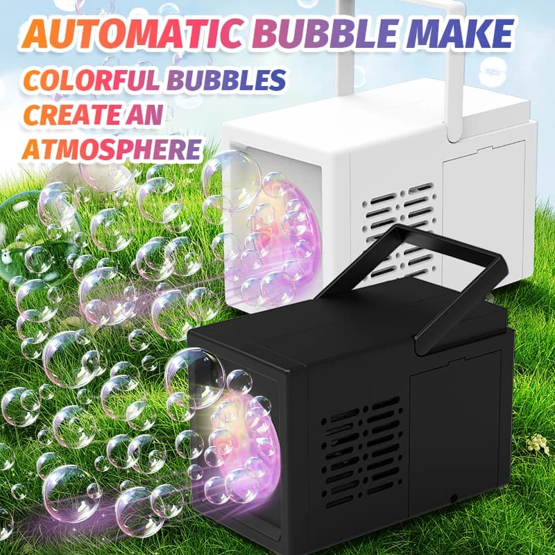 10 Hole Automatic Electric Bubble Machine Handheld Bubble Blower Toy Outdoor Birthday — image 2