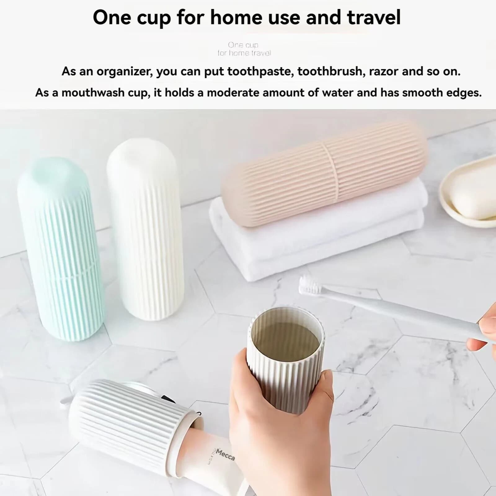 Portable Toothbrush Toothpaste Holder Case Travel Camping Storage Box — image 6