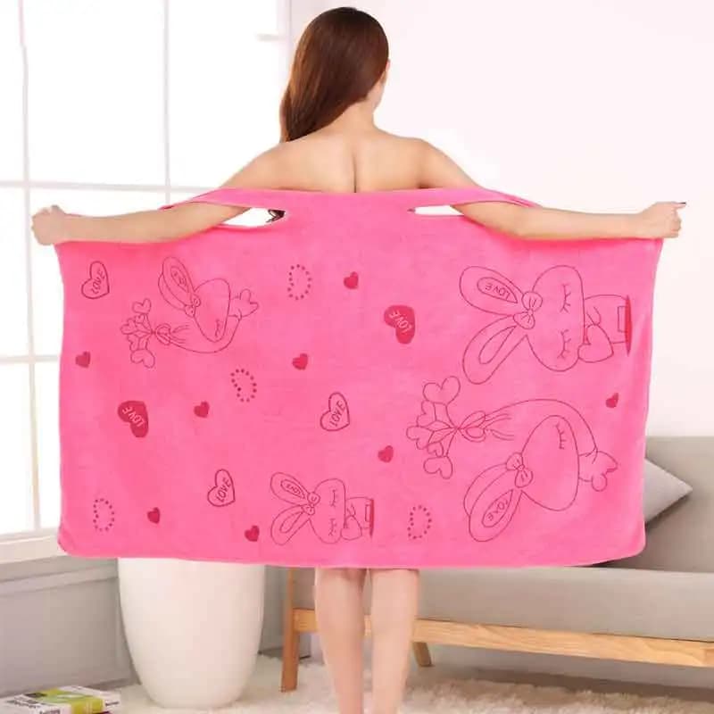 Women Quick Dry Magic Bathing Towel Microfiber Beach Spa Bathrobes New Wash Sexy — image 2