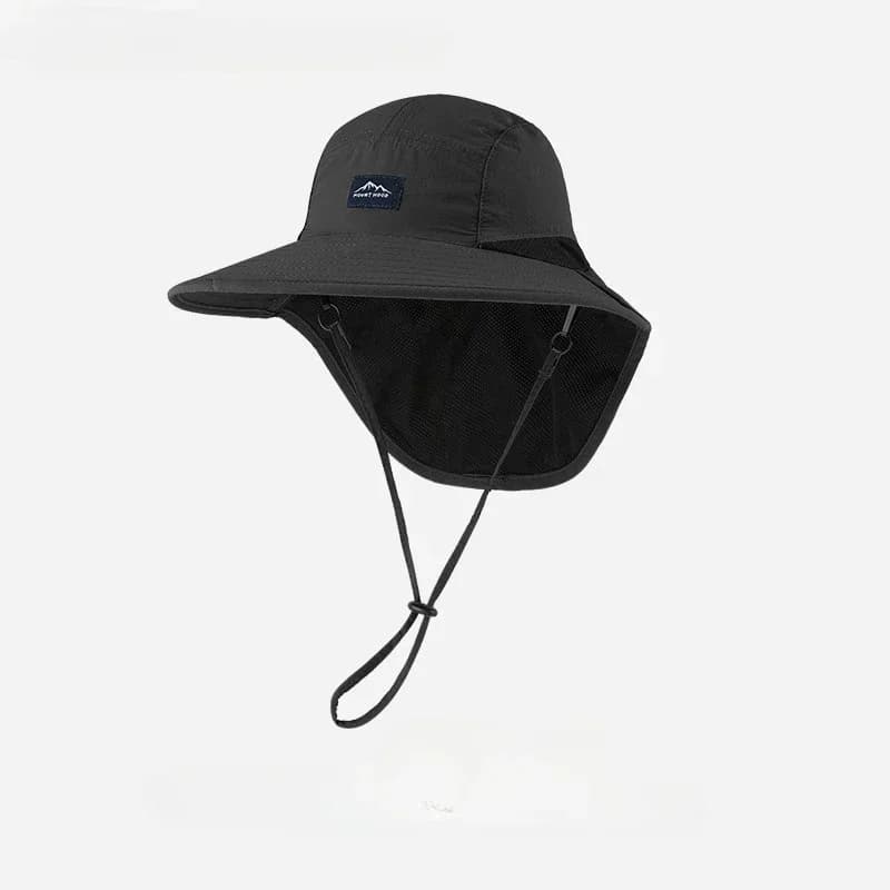 Unisex Wide Brim Bucket Hat Neck Protection Summer Fishing Hiking Cap — image 9