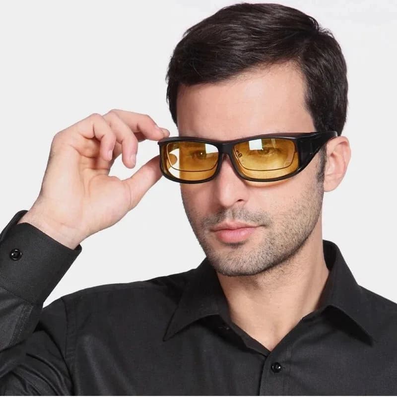 Night Vision Sunglasses Car Driving Glasses Driver Goggles UV Protection New New — image 2