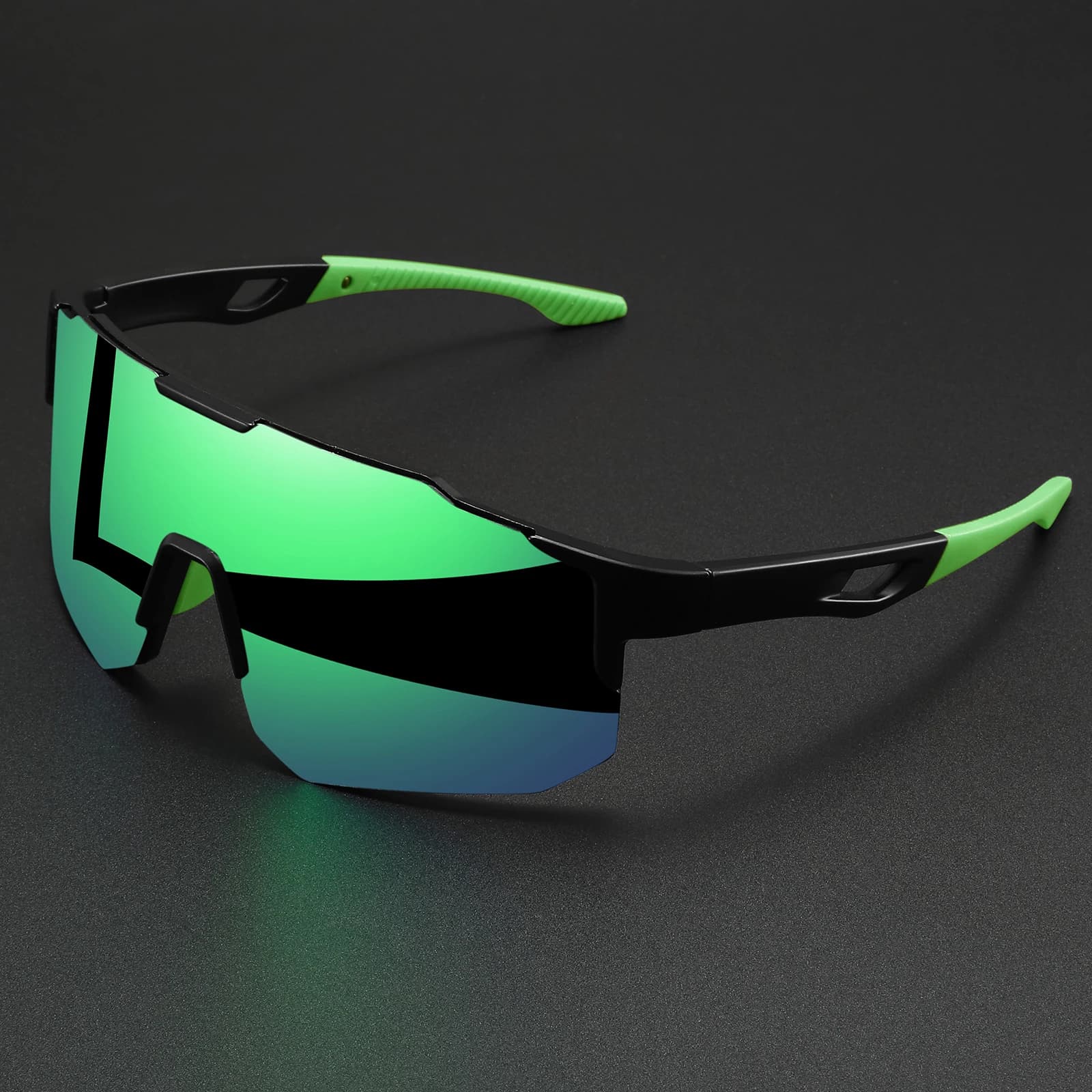 Sports Sunglasses Oversized Wraparound UV400 Cycling Hiking Outdoor New Colorful — image 6