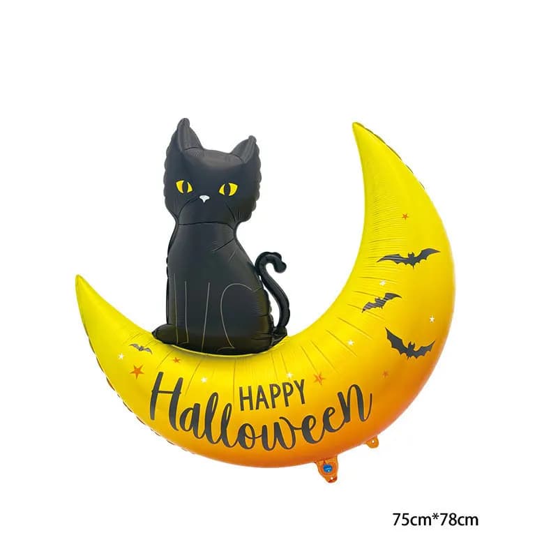 Halloween Aluminium Foil Balloons Bat Pumpkin Ghost Monster Party Large — image 11