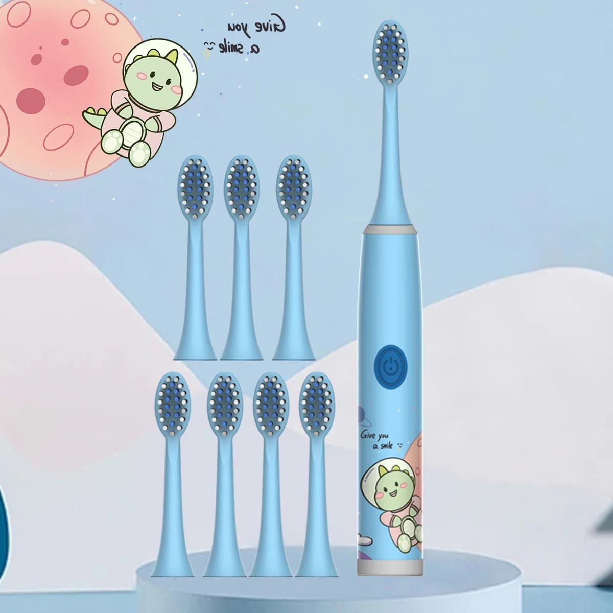 Children's Electric Toothbrush Cartoon Space Series Soft Hair New Color Cleaning — image 18