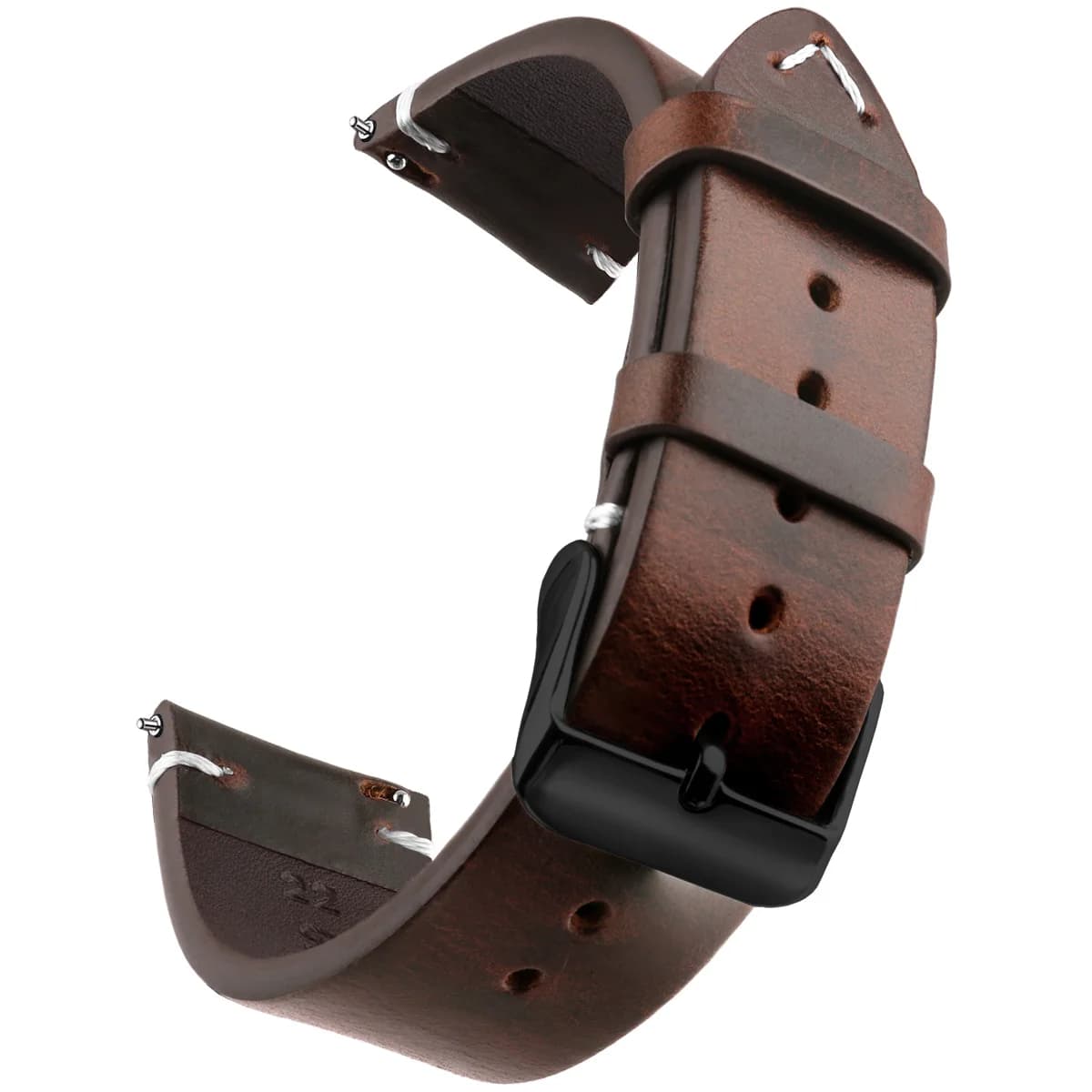 Genuine Leather Watch Band Quick Release 18-24mm Strap 18mm 19mm 20mm UK — image 22