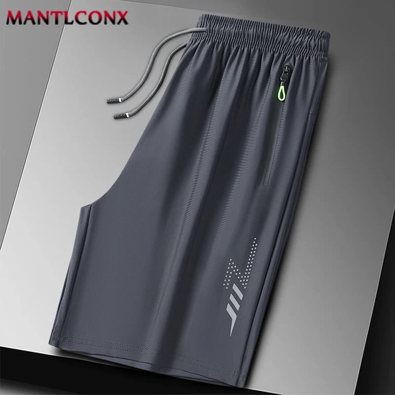 Men's Running Gym Shorts Training Sports Casual Summer Black Grey — image 16