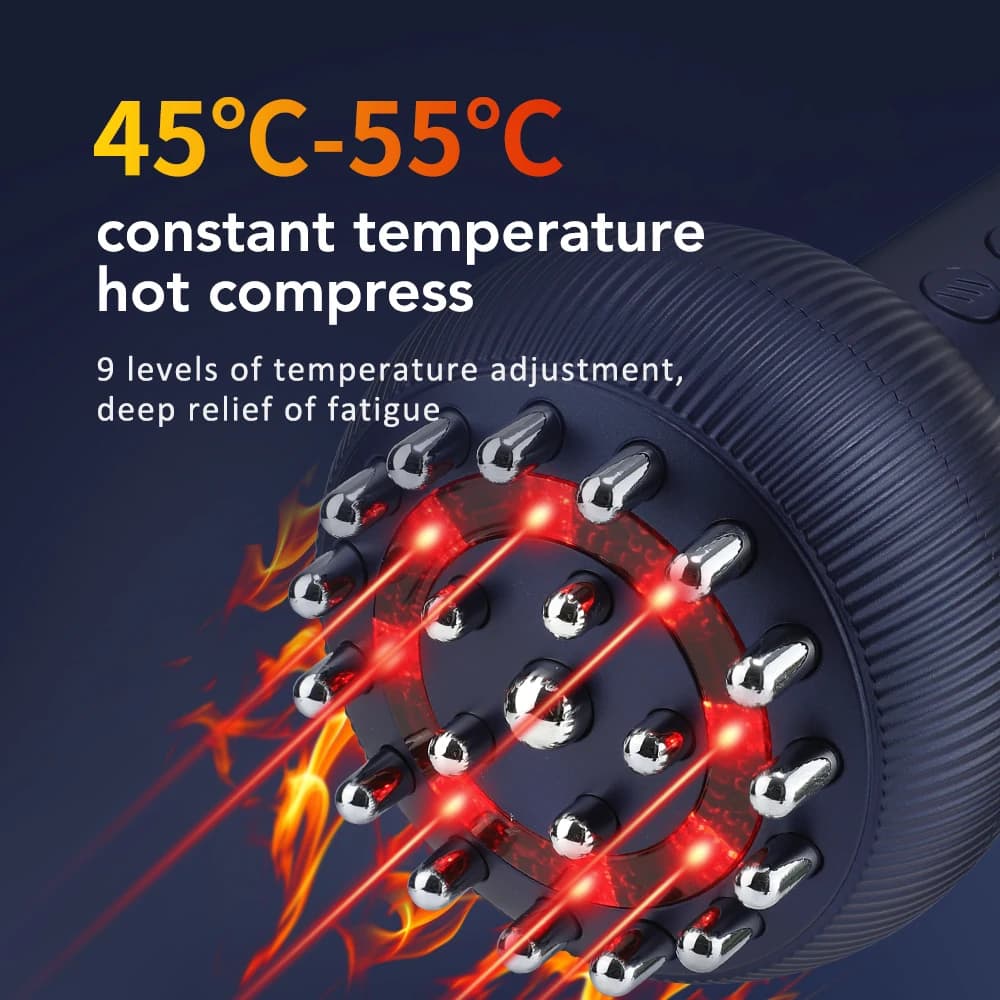 Electric Body Massager Gua Sha Microcurrent Hot Compress 9 Gears Meridian UK — image 6