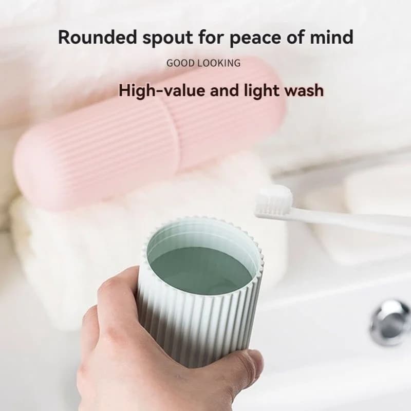 Portable Toothbrush Toothpaste Holder Case Travel Camping Storage Box — image 5
