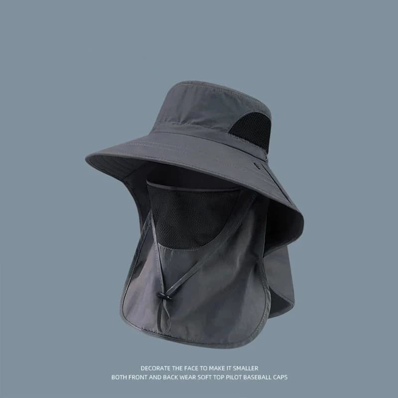 Summer Sun Hat UV Protection Fishing Cap Men Women Hiking Camping Visor — image 8