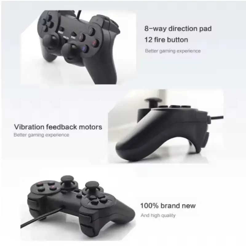 USB Wired PC Game Controller Gamepad Joystick for Windows XP 7 8 10 — image 5