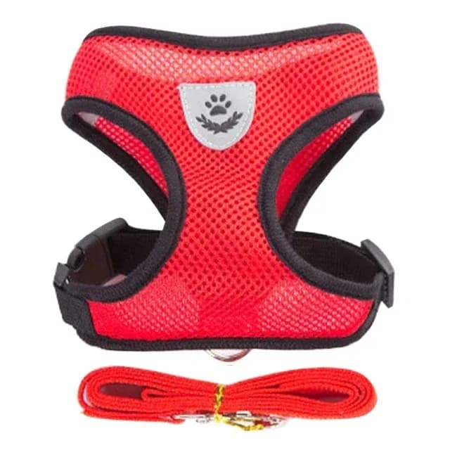 Adjustable Cat Harness and Lead Set Soft Vest No-Pull Pet Walking Training — image 11