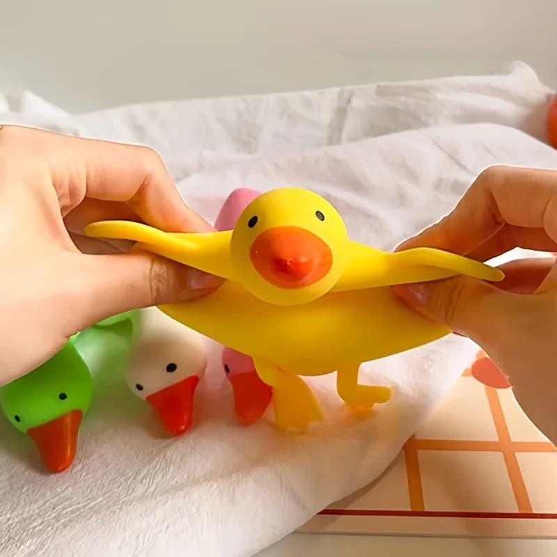 Squishy Anti-Stress Duck Fidget Toy Cute Goose Animal Squeeze Vent Toys — image 4