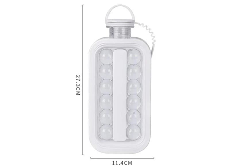 Portable 2-in-1 Folding Ice Maker Water Bottle Creative Ice Cube Mould for Bar — image 7