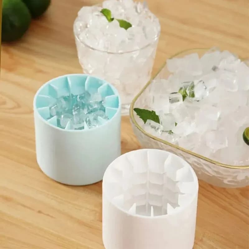 Silicone Ice Cube Mould Round Ice Bucket DIY Freeze Maker Barware Tools Summer UK — image 5