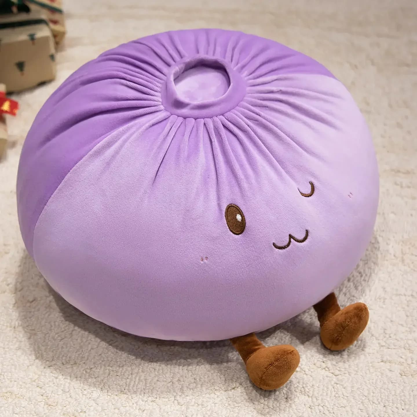 Plush Toy Elf Buns Stuffed Cartoon Food Throw Pillow Kawaii Cozy Happy Toys — image 9