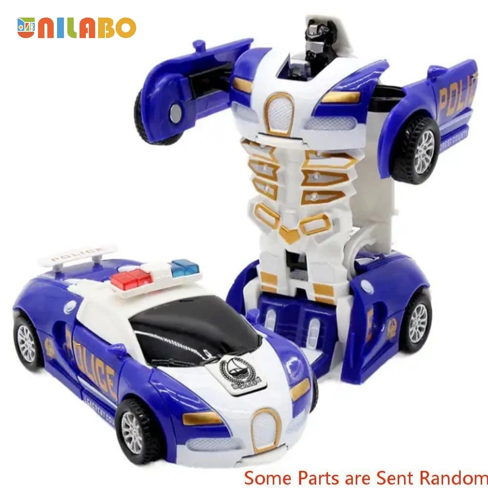 Transformable Robot Sports Car Toy Educational Kids Gift No Batteries Required — image 9