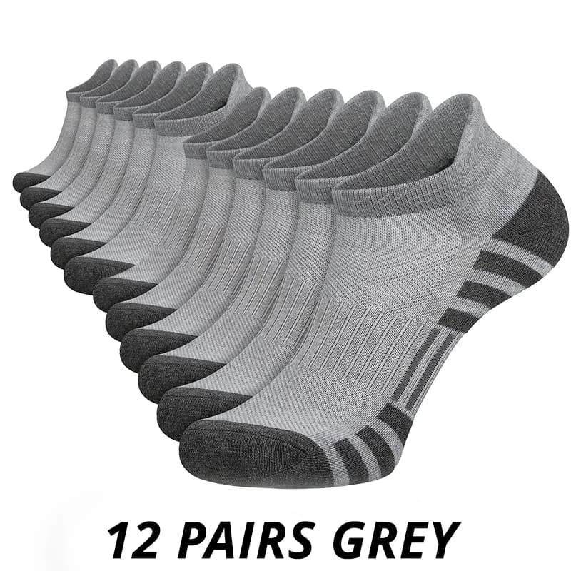 Men's Gym Socks 6/12 Pairs High Quality Soft Ground-Gripping New Outdoor Large U — image 20