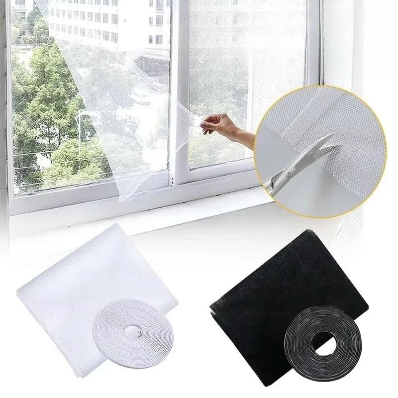 Adhesive Window Screen Mosquito Insect Proof DIY Installation for Home Use — image 4