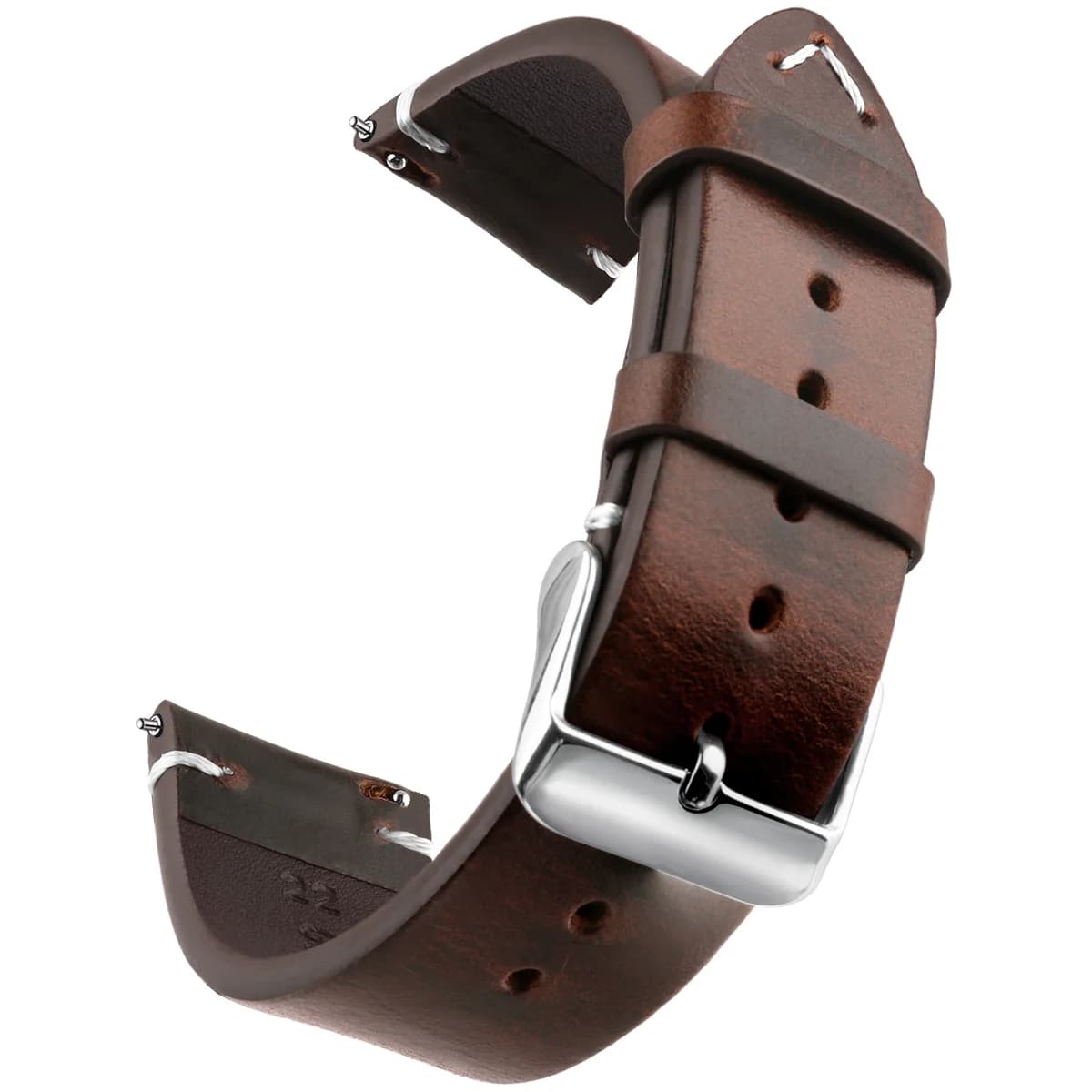 Genuine Leather Watch Band Quick Release 18-24mm Strap 18mm 19mm 20mm UK — image 24