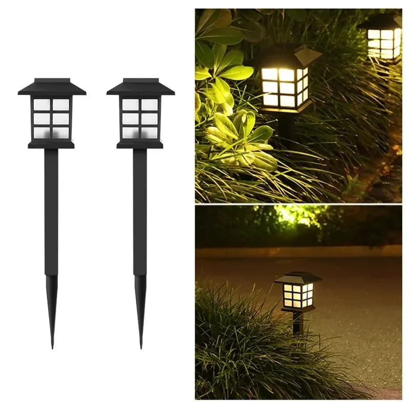 Solar Pathway Lights 2 Pack Outdoor Waterproof Garden Landscape Lamp — image 8