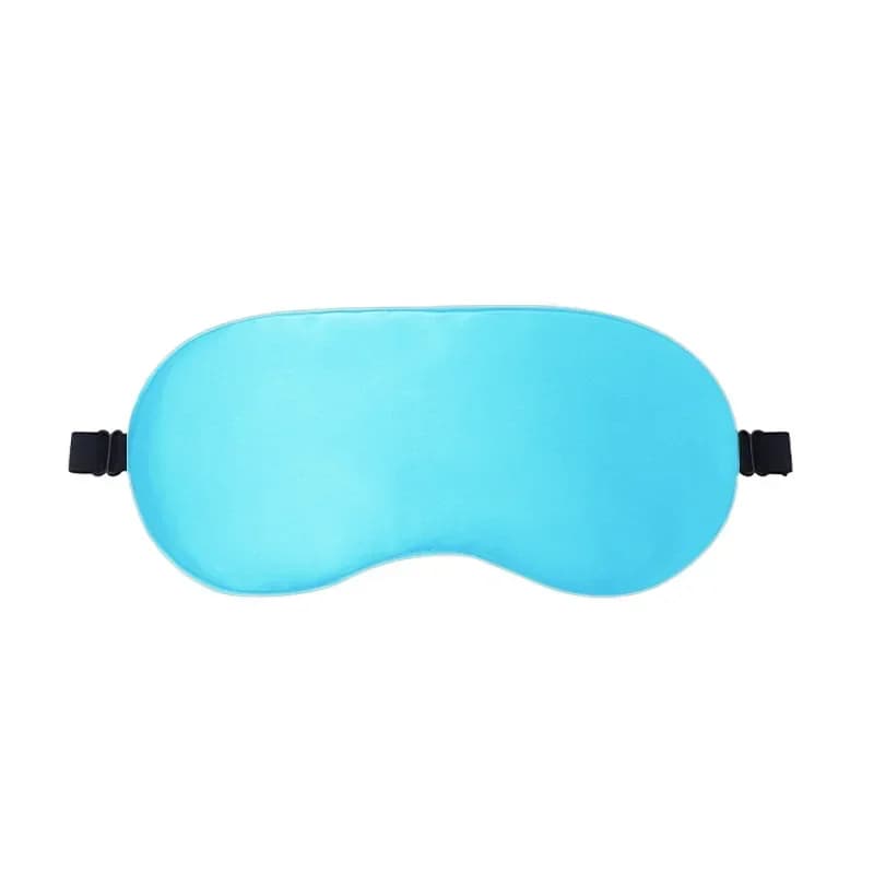 Sleep Eye Mask Blackout 100% Zero Pressure Silk Blindfold Adjustable New Soft UK — image 13