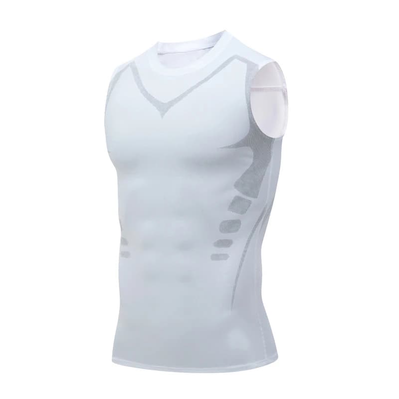 Men's Quick Drying Sports Vest Tight Fitting Breathable Running Gym New Shoulder — image 6