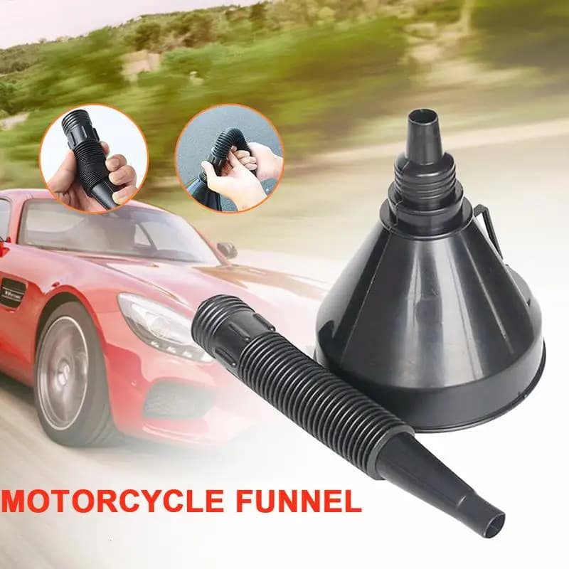 Oil Funnel Flexible Large Wide Mouth Automotive Motorcycle Engine Tool New with — image 3