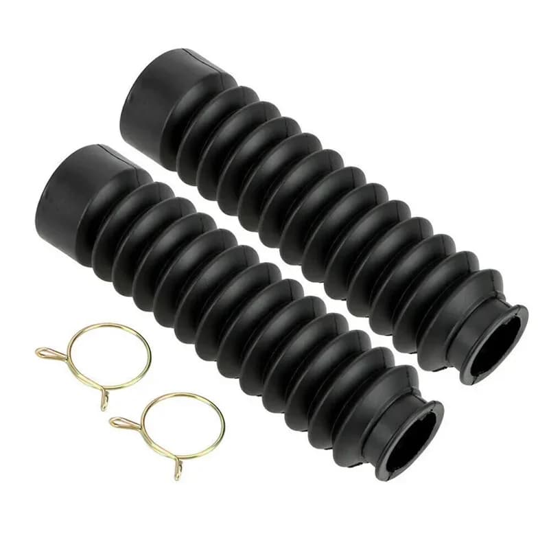 Motorcycle Front Fork Dust Cover Gaiters Shock Absorber Protector New Proof 2Pcs — image 2