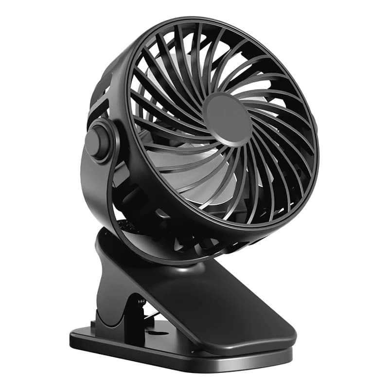 Portable Rechargeable Clip-On Fan 720° Rotating with Night Light — image 9