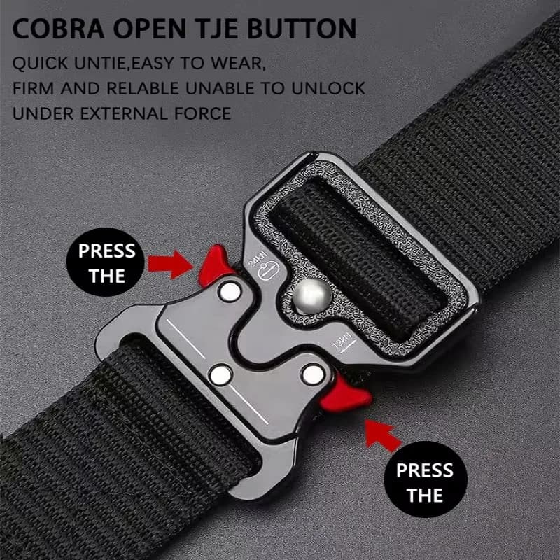 Tactical Belt Quick Release Military Nylon Outdoor Belt Men Women New PAUL Man U — image 2
