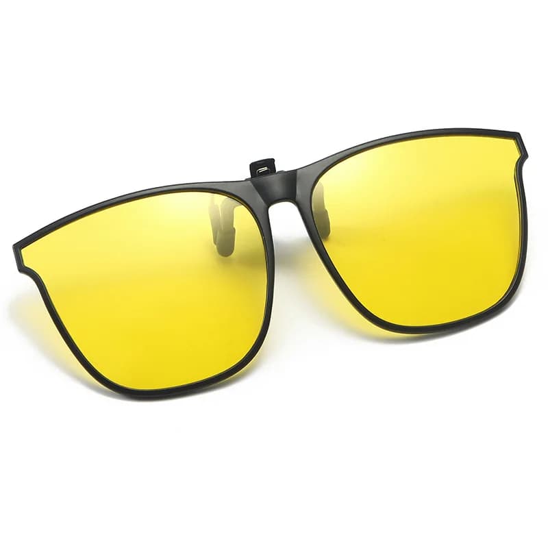Polarized Clip On Sunglasses Men Car Driver UV400 Anti Glare New Goggles Vintage — image 6