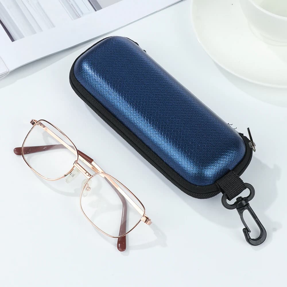 Portable EVA Hard Sunglasses Case Eyewear Box with Lanyard — image 4