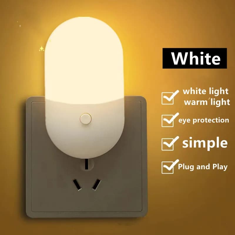 LED Bedside Night Light Lamp for Children's Bedroom | 85-265V EU US Plug Gift — image 8