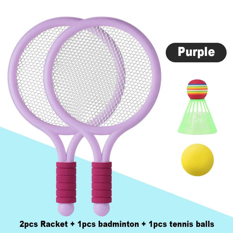 Kids Badminton Racket Set Children Outdoor Sports Toy Tennis Set Ages 3-12 — image 9