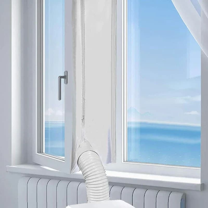Window Seal for Portable Air Conditioner 3m 4m Flexible Cloth AirLock Plate — image 3