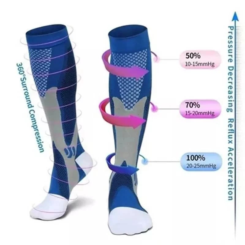 Compression Socks 20-30mmHg Sports Running Football Hiking UK — image 2